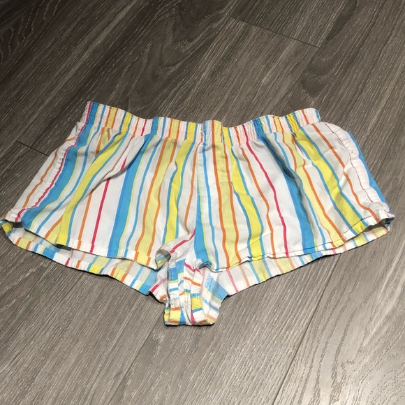 Striped pajama shorts - Picture 2 of 4